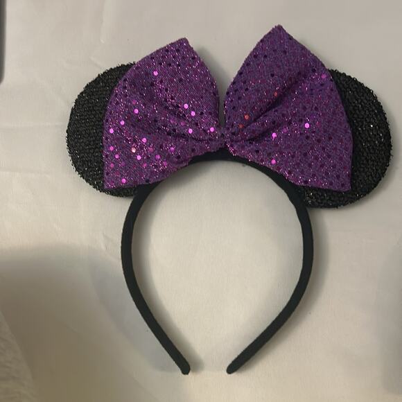 Minnie Mouse Ears Polka Dot/Sparkle Vacation Resortwear Halloween Holiday Kidcor - Picture 2 of 7